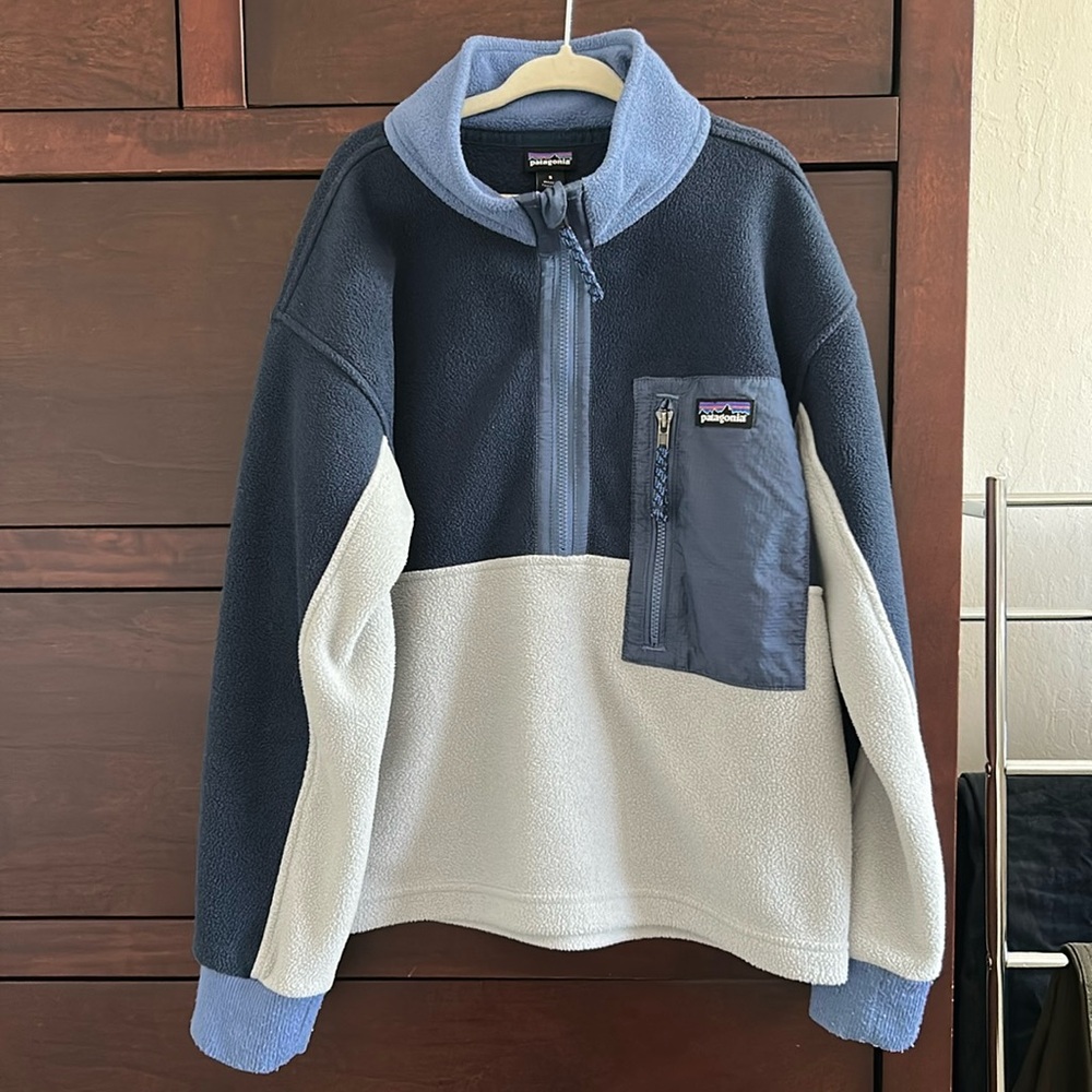 Patagonia Fleece Half Zip Jacket Sweatshirt S Size 6-7